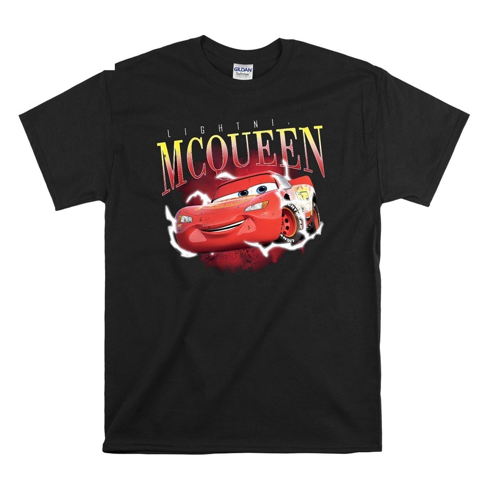 Lightning McQueen Movie Funny Cartoon T Shirt
